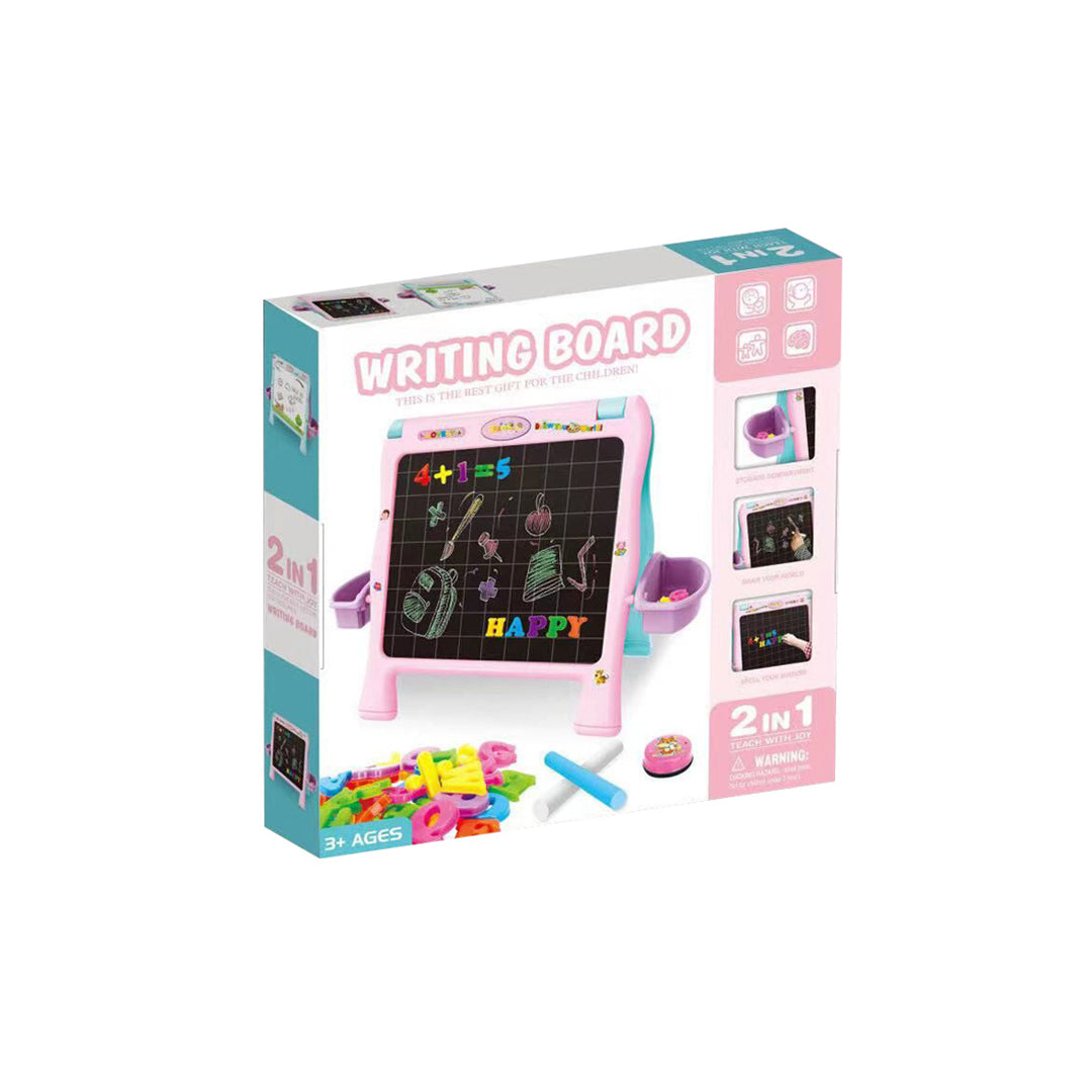 2-in-1 Magnetic Writing & Drawing Board for Kids