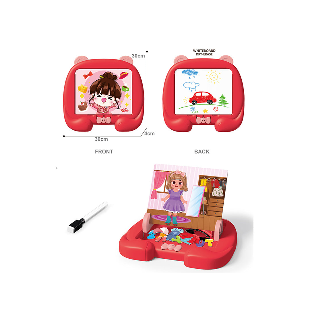 3-in-1 Magnetic Drawing Board - Cartoon Puzzle Toy - Toyspry