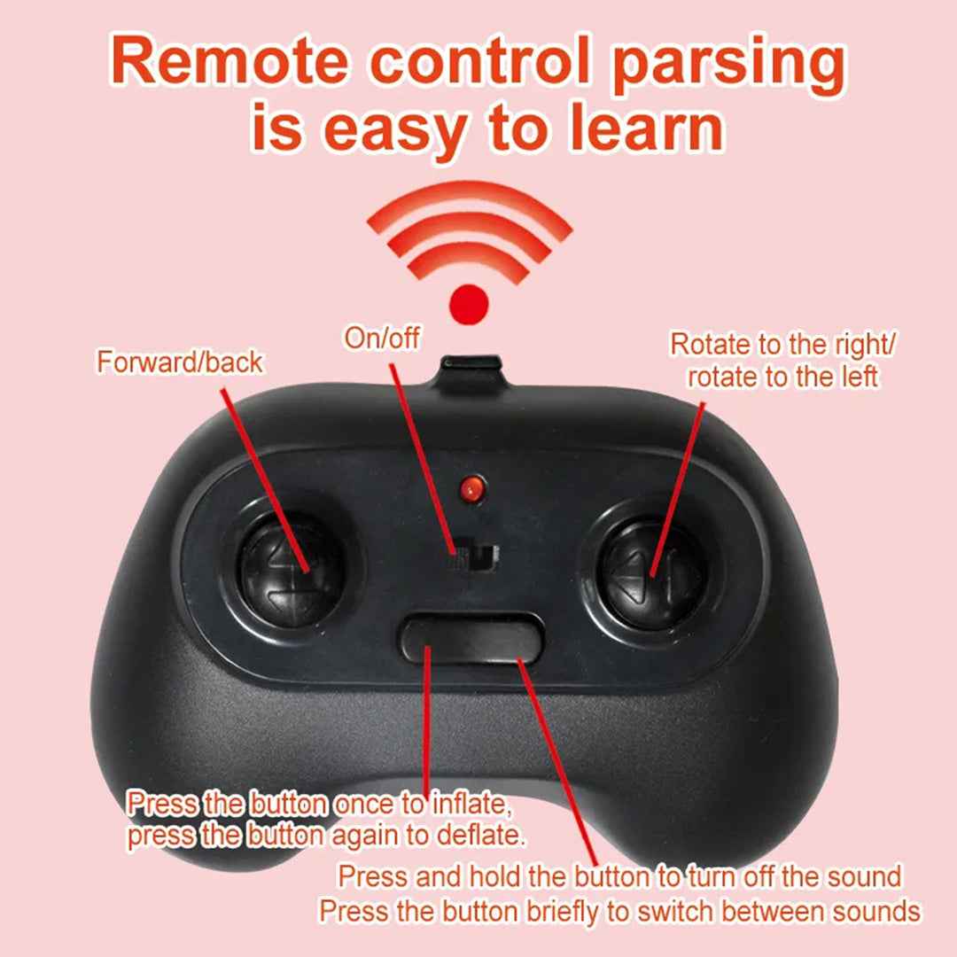 لعبة ثعبان شجرة الزمرد Terra RC - لعبة تحكم عن بعد مزودة بأضواء وحركة انزلاقية
