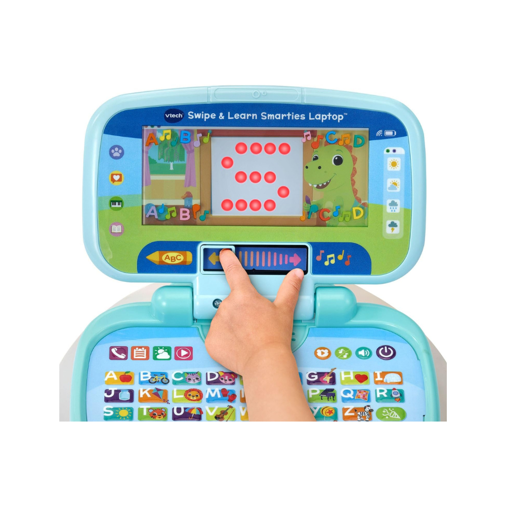 VTech Swipe and Learn Smarties Laptop, Blue