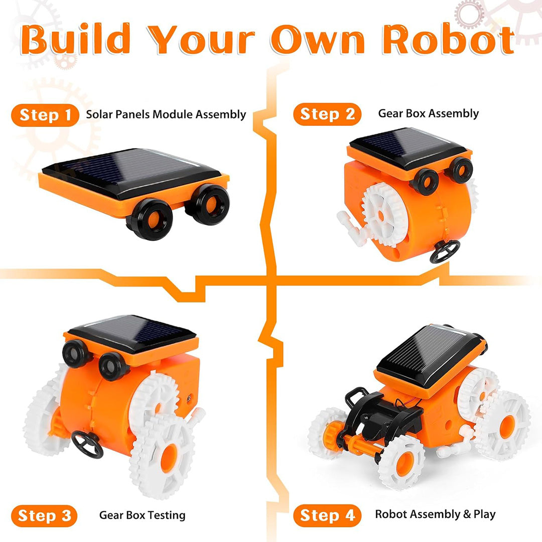 7-in-1 Solar Robot Kit - STEM Educational Robot Toy (8+ Years)