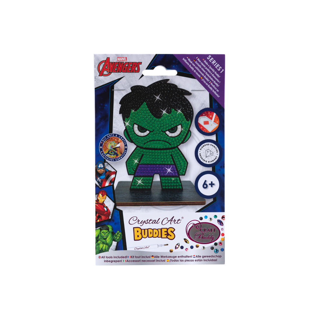 Craft Buddy Marvel Hulk Crystal Art Buddy - Toyspry