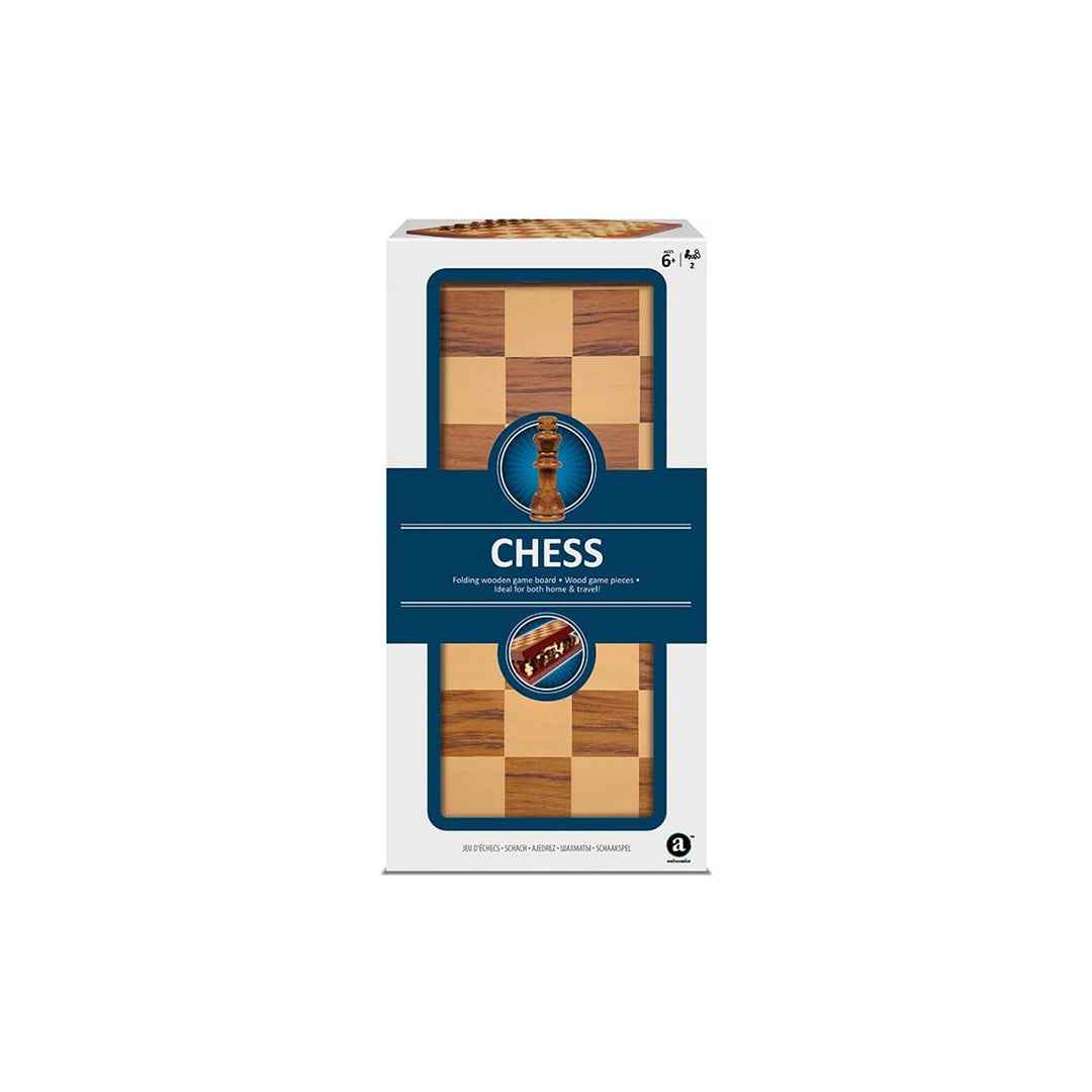 Ambassador Wooden Chess Set Travel Game - Toyspry