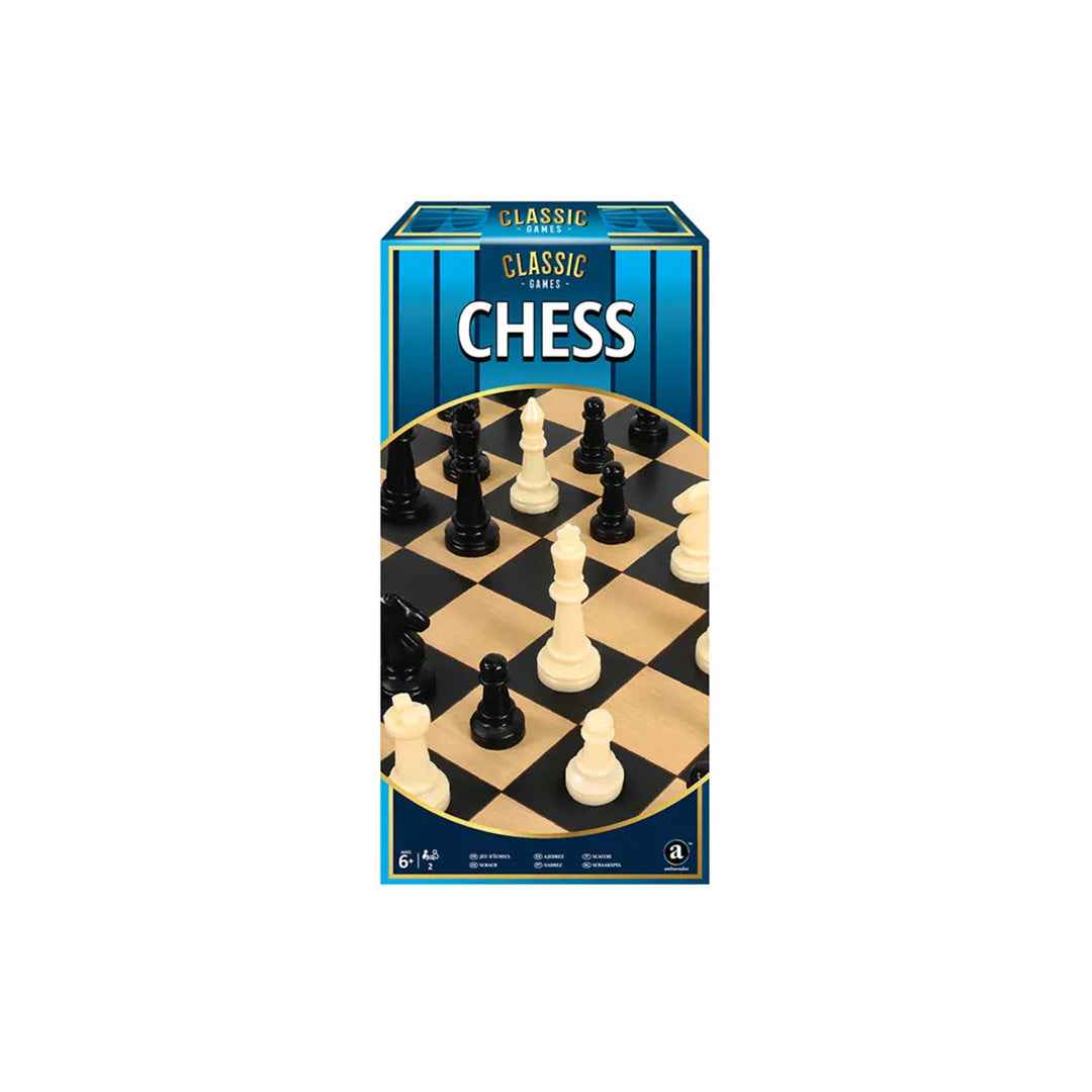 Ambassador Classic Games Chess Strategy Board Game - Basic Chess Set - Toyspry