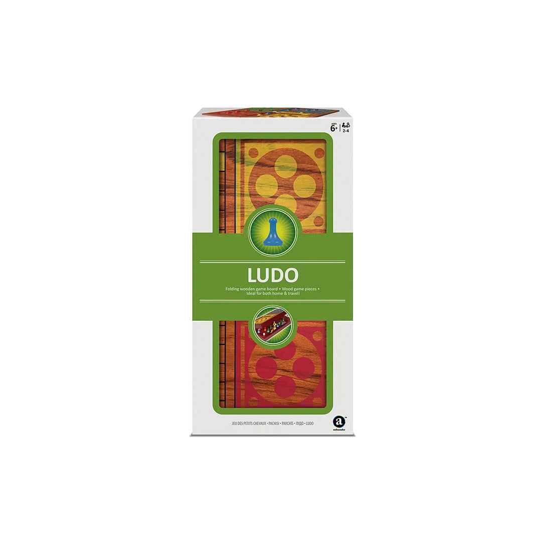 Ambassador Folding Wooden Ludo Set Travel Game