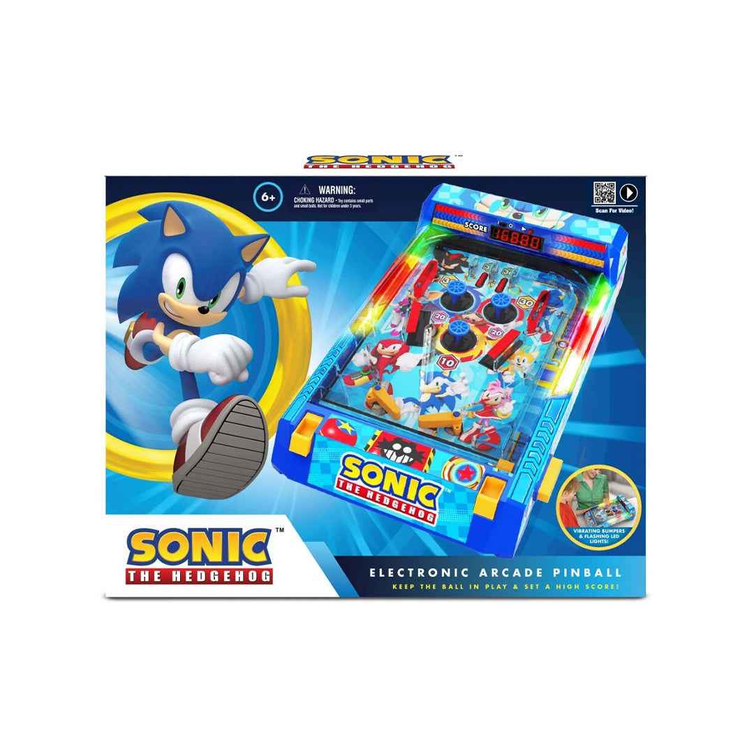 Ambassador Sonic the Hedgehog Electronic Arcade Pinball - Toyspry