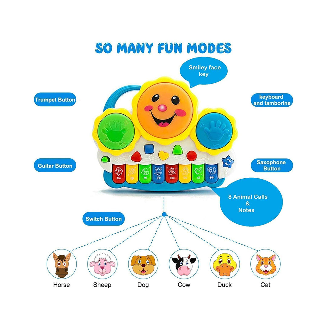 Baby Drum & Organ Keyboard - Musical Toy - Toyspry