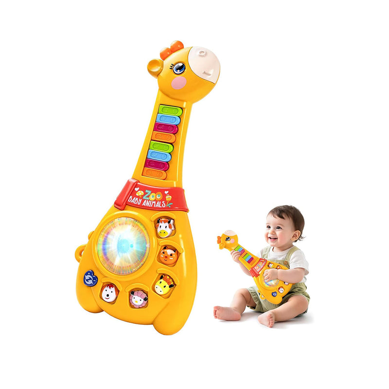 Baby Musical Guitar & Piano Educational Toy for 1 & 2 Year Olds