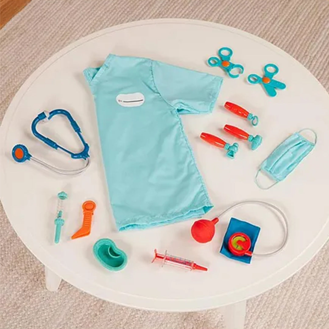 Battat 11-Piece Doctor Kit Pretend Play Medical Set - Toyspry
