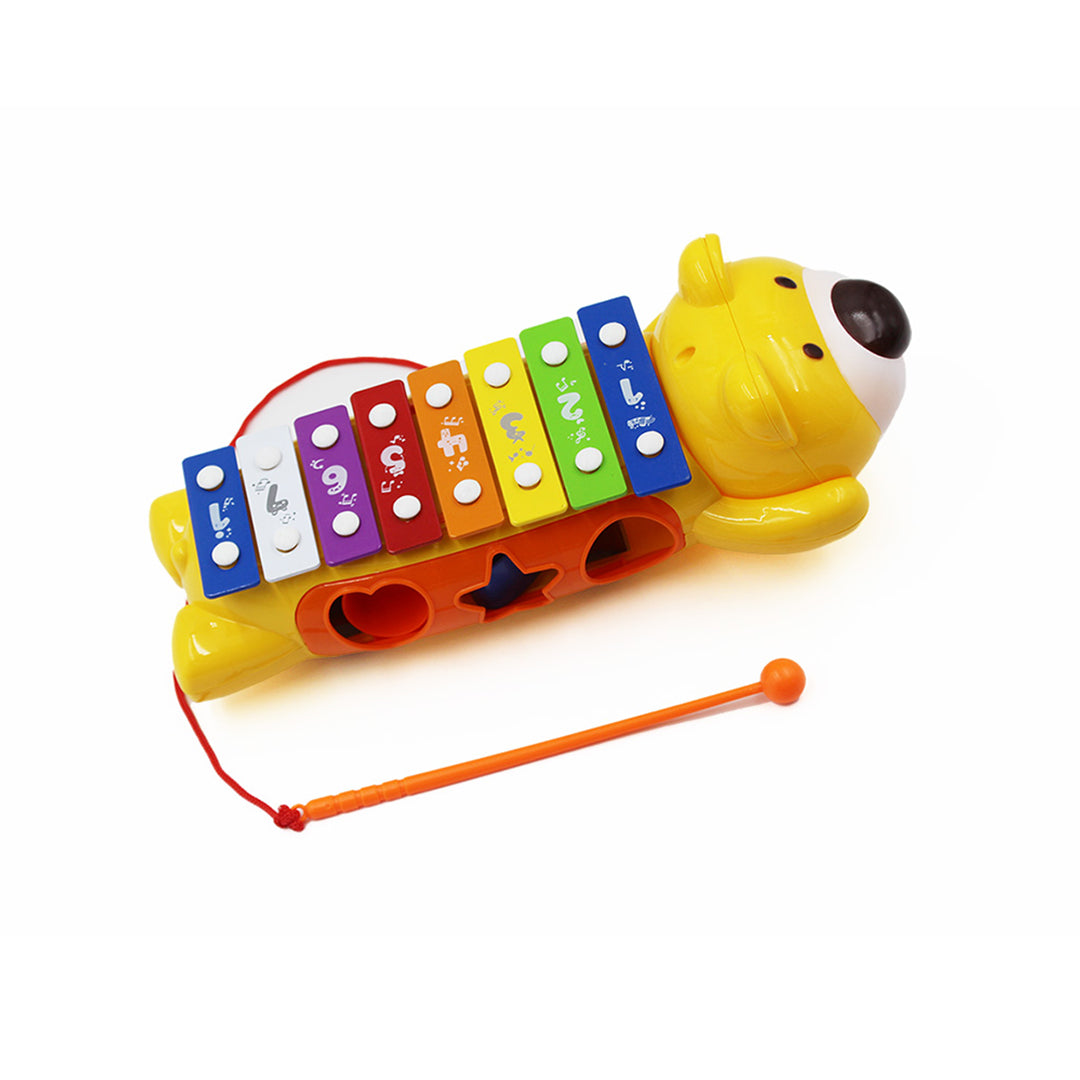 Bear Xylophone Toy with Blocks - Toyspry