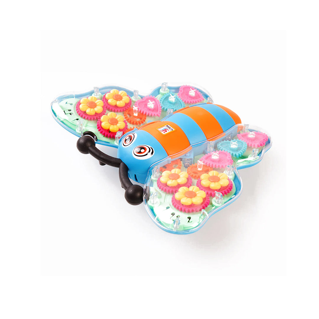 Interactive Walking Butterfly Educational Toy Car with Lights & Music - Toyspry