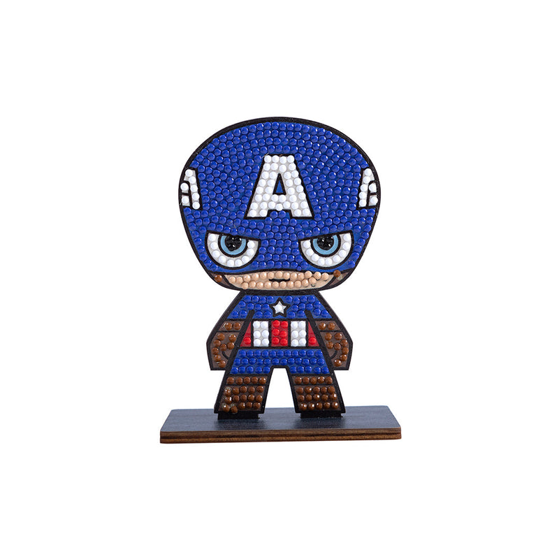 Craft Buddy Marvel Captain America Crystal Art Buddy