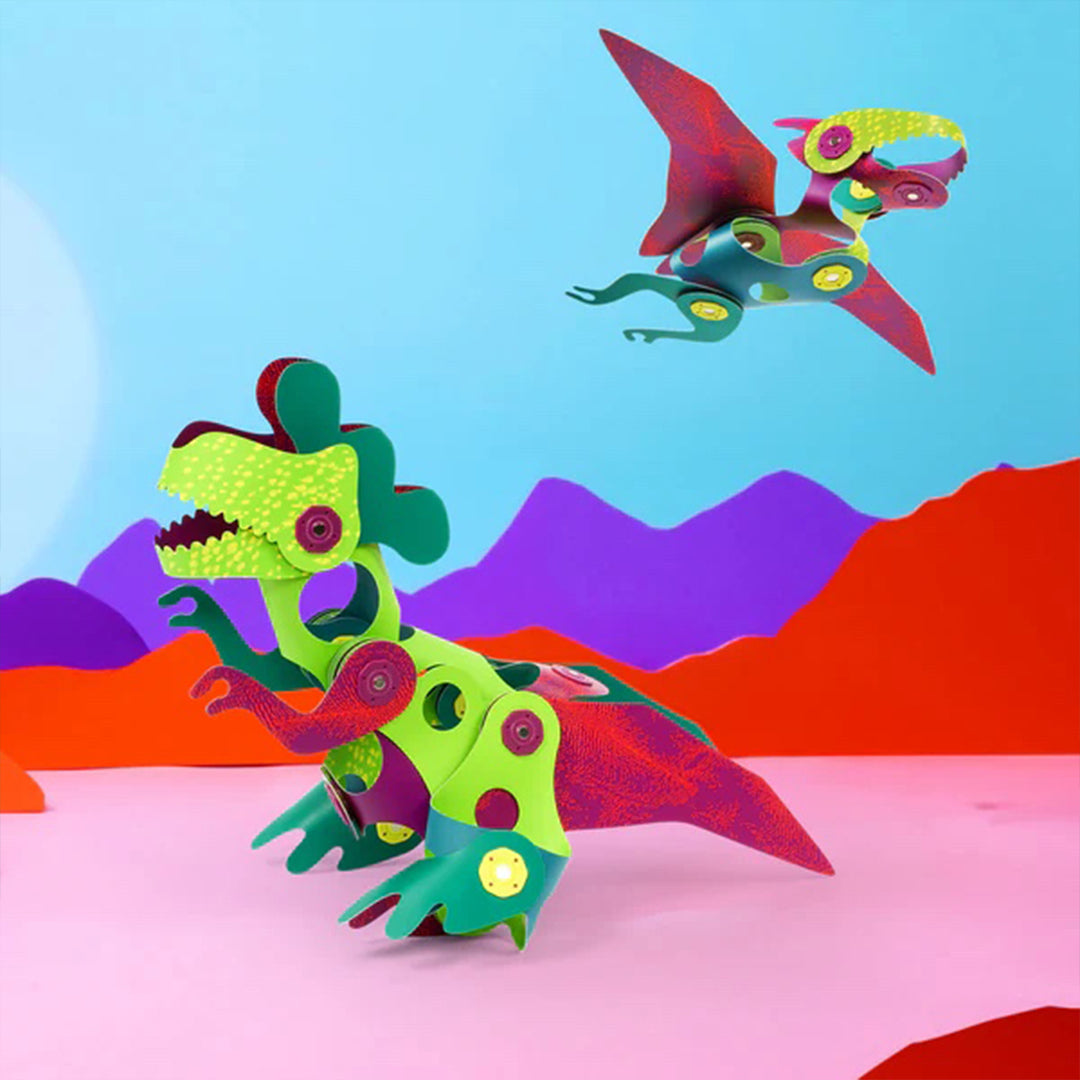 Clixo Dino Discovery Pack 22-Piece Magnetic Building Set
