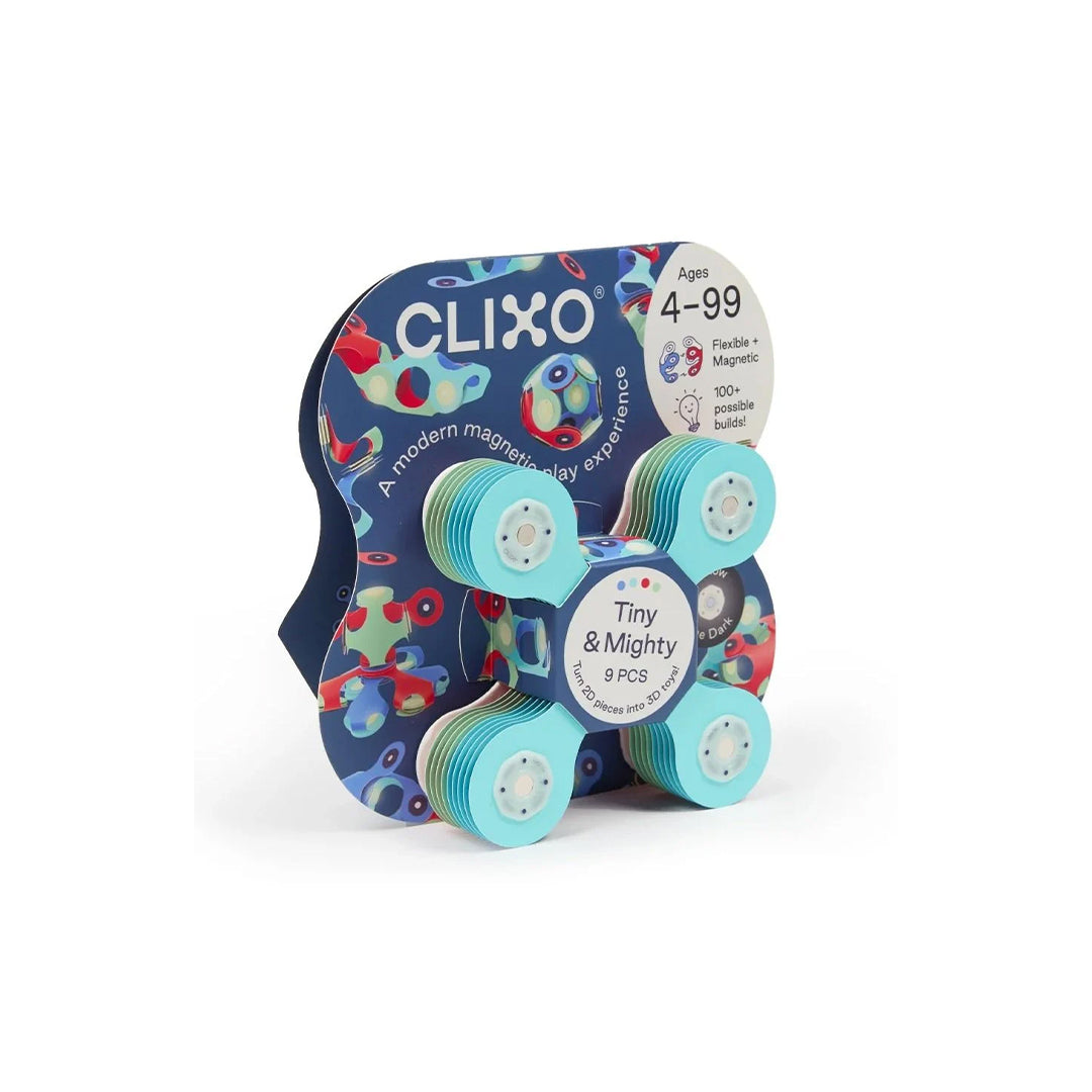 Montessori-inspired glow in the dark quad magnetic ocean builder pieces for sensory open-ended play.