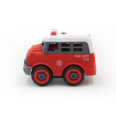 4-in-1 DIY Truck Playset & Construction Toy Car Set