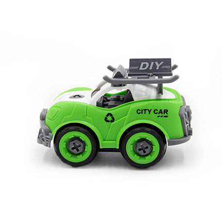 4-in-1 DIY Truck Playset & Construction Toy Car Set