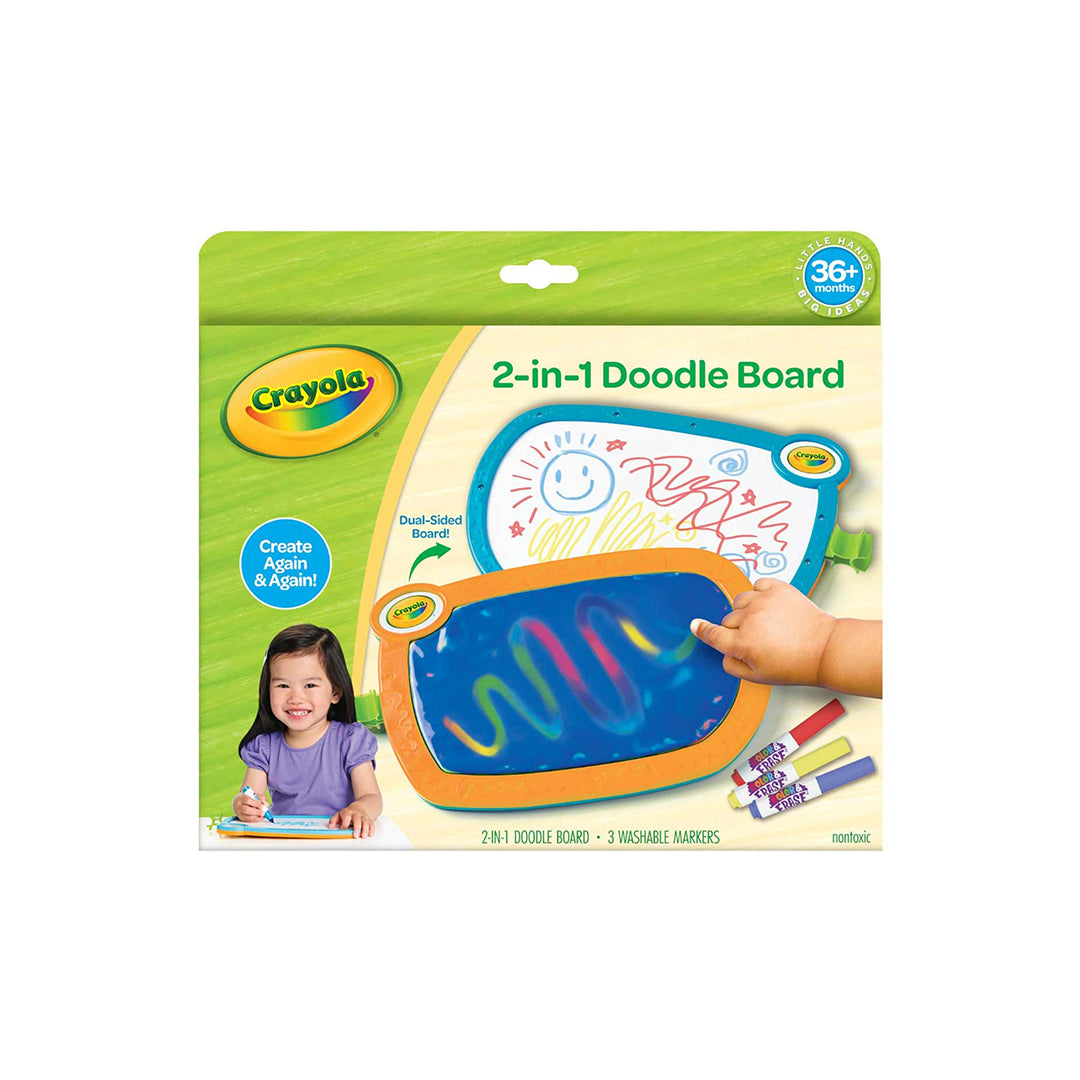 Crayola 2-in-1 Mess-Free Doodle Board - Toyspry