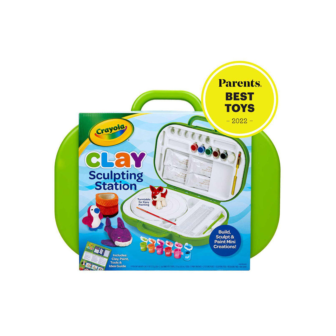 Crayola Clay Sculpting Station & Pottery Wheel - Toyspry