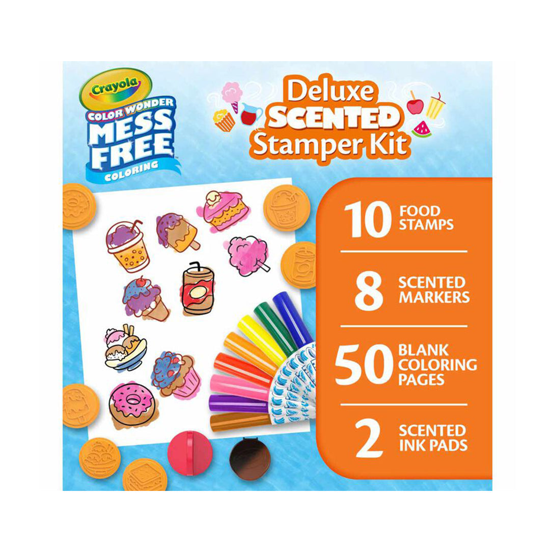 Crayola Color Wonder Kit - Deluxe Scented Stamper Set for Mess-Free Coloring