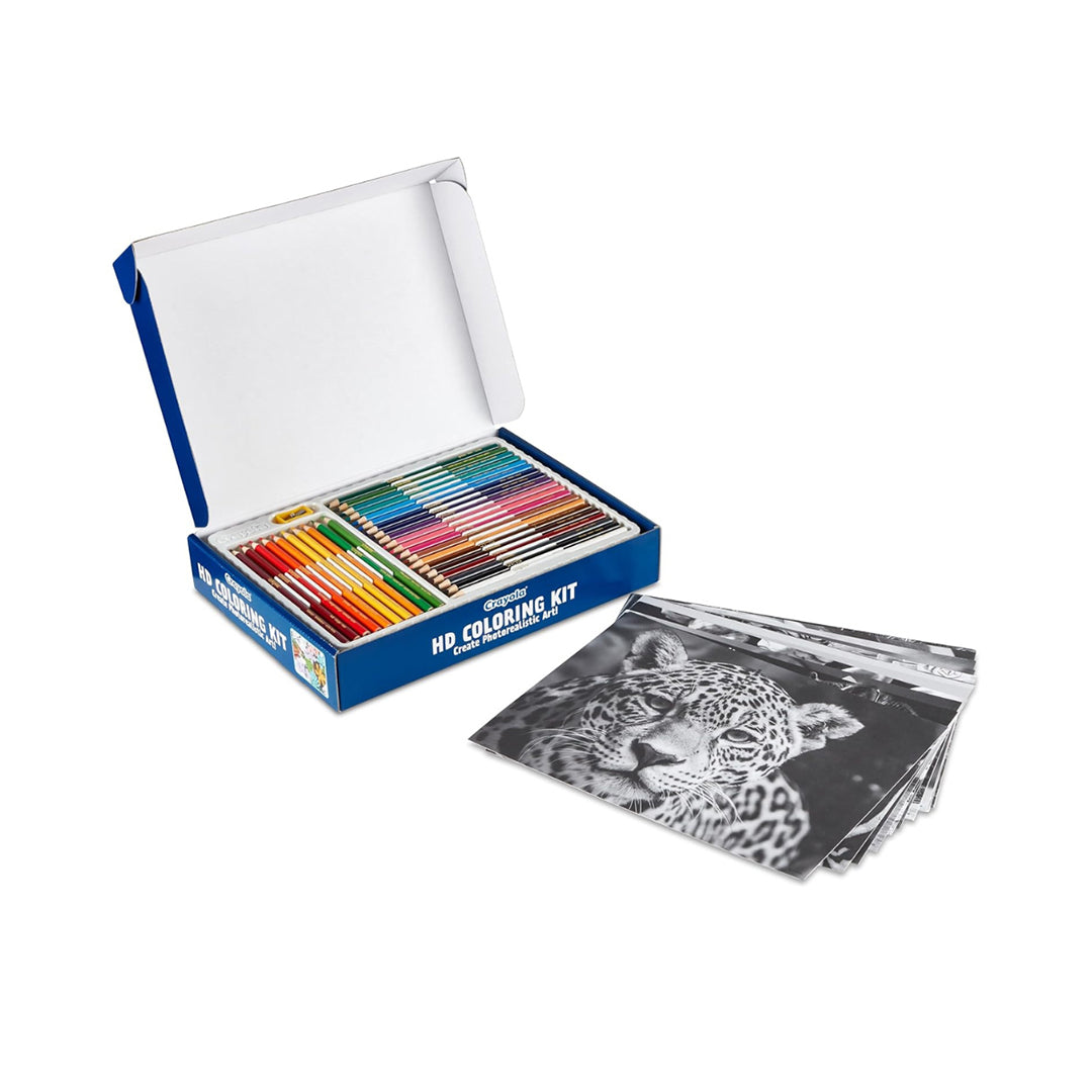 Crayola HD Coloring Kit | 40 Pencils & Shaded Pages - Toyspry