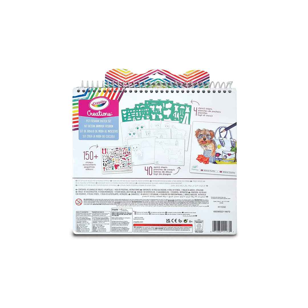 Crayola Pets Fashion Sketch Set - Toyspry
