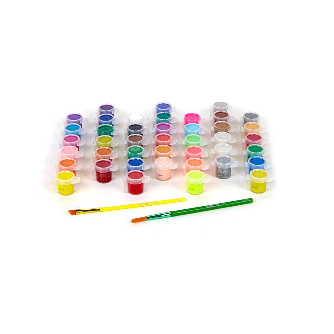 Crayola Washable Paint Pots Set for Kids | 42 Vibrant Colors - Toyspry
