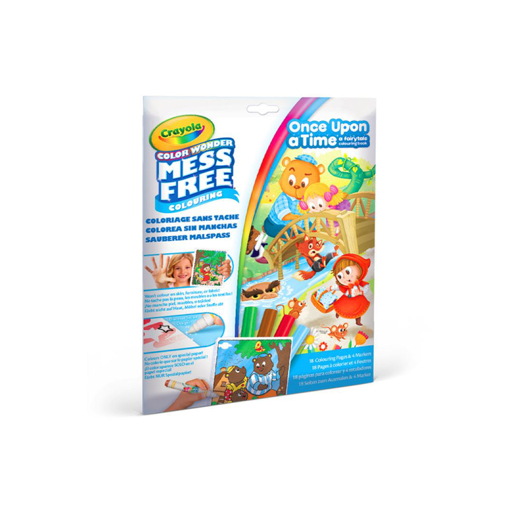 Crayola Mess-Free Coloring Book Once Upon A Time | Mess-Free Fairytale Coloring Set