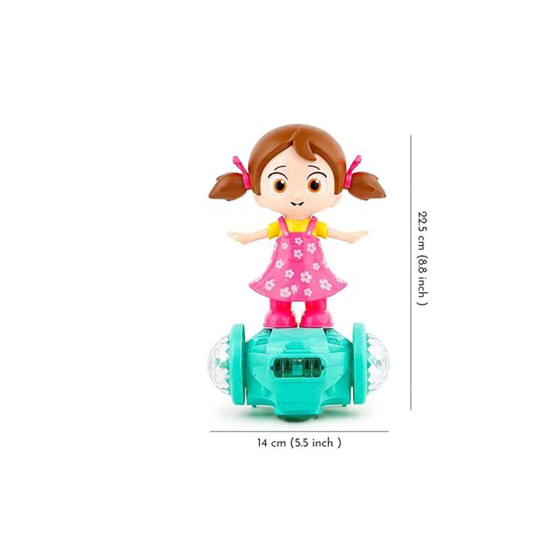 360° Rotating Musical Dancing Doll with Flashing Lights