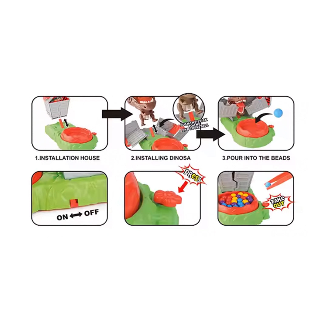 Dinosaur Surprise House Funny Trick Game Toy
