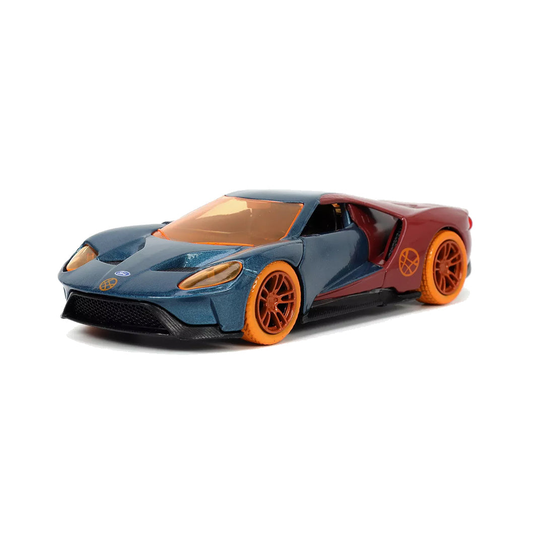 Marvel Doctor Strange Ford GT - 1:32 Diecast Model Car with Figure