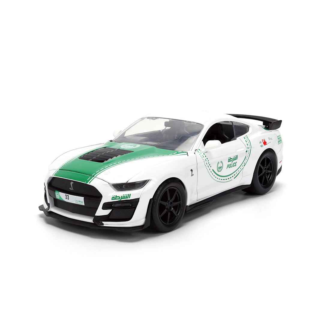 Jada Dubai Police Ford Mustang - 1:24 Diecast Model Car - Toyspry