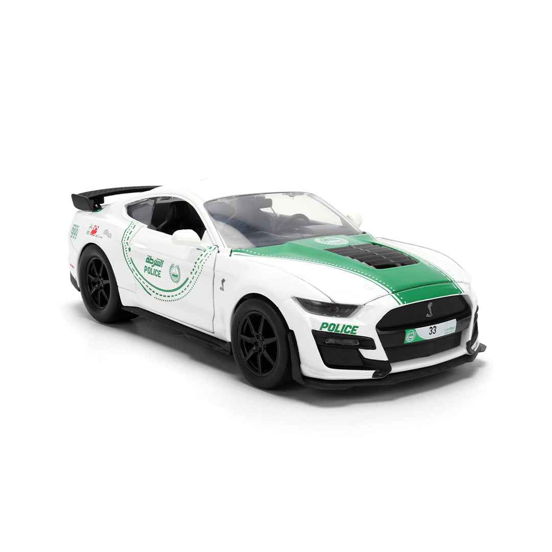 Jada Dubai Police Ford Mustang - 1:24 Diecast Model Car - Toyspry