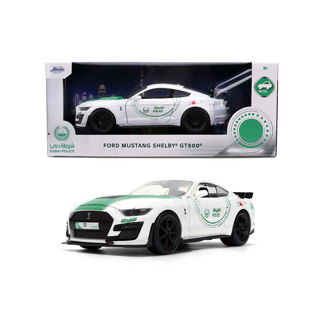 Jada Dubai Police Ford Mustang - 1:24 Diecast Model Car