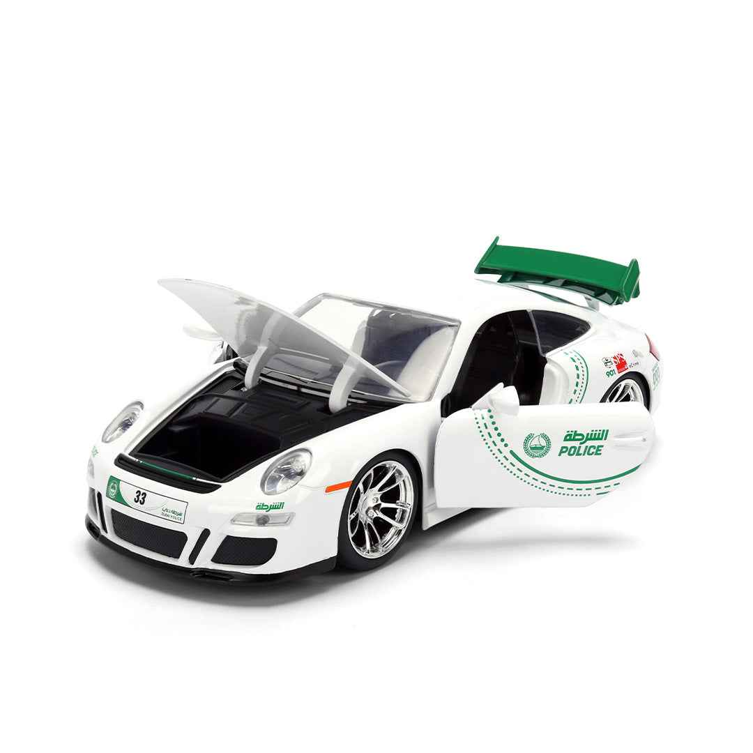 Jada Dubai Police Porsche 911 GT3 - 1:24 Diecast Model Car - Toyspry
