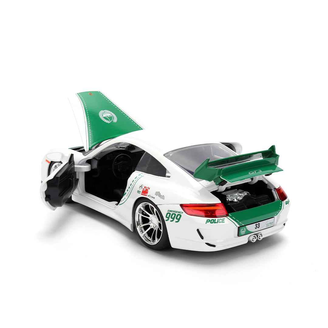 Jada Dubai Police Porsche 911 GT3 - 1:24 Diecast Model Car