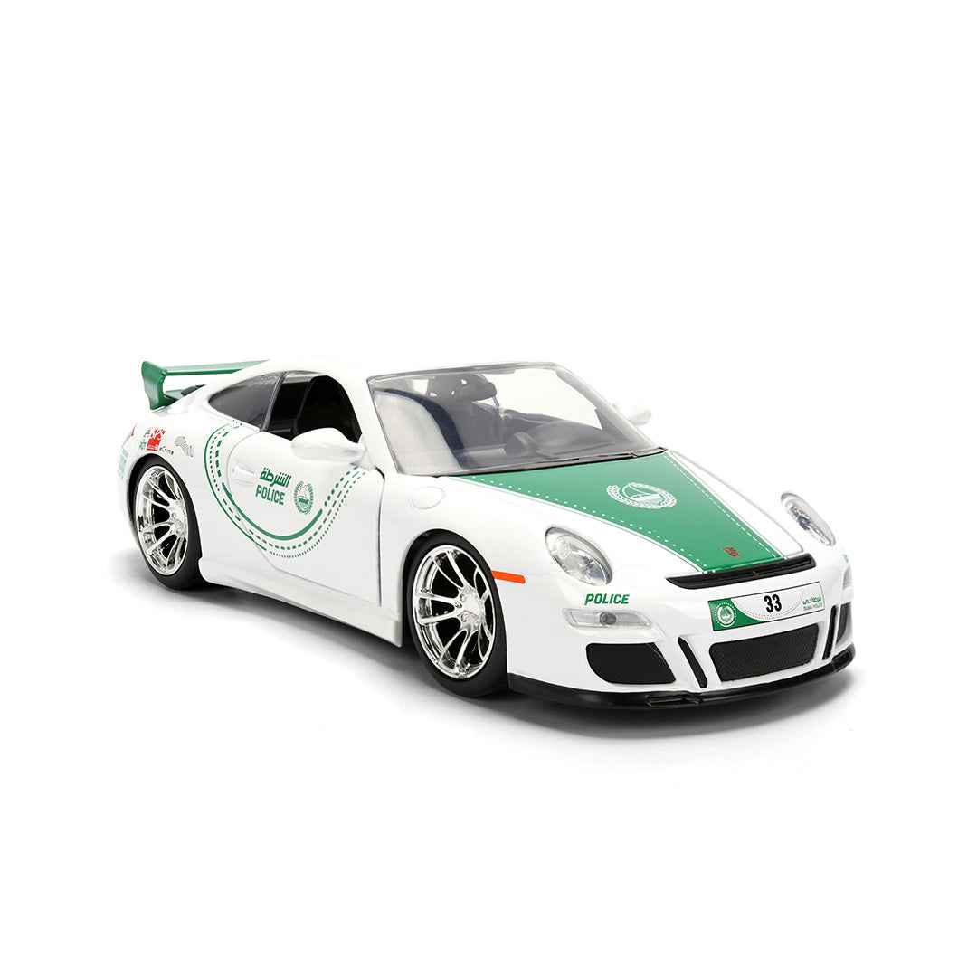 Jada Dubai Police Porsche 911 GT3 - 1:24 Diecast Model Car