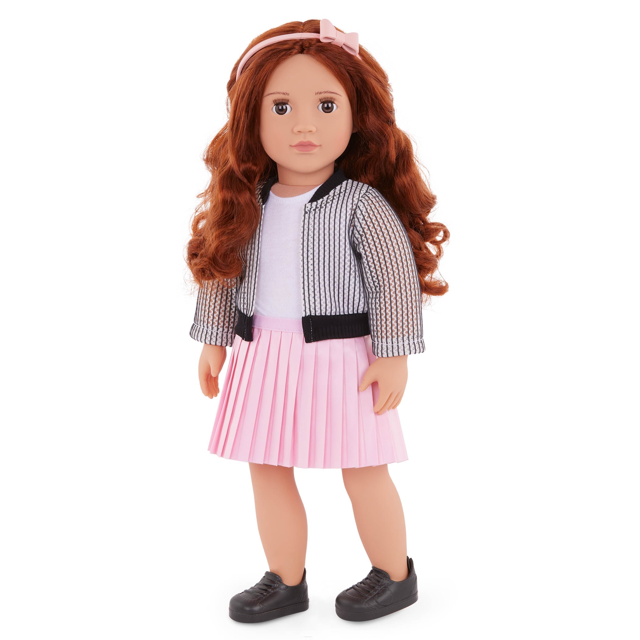 Our Generation Jacinta - 18-inch Fashion Doll with Jacket & Skirt - Toyspry