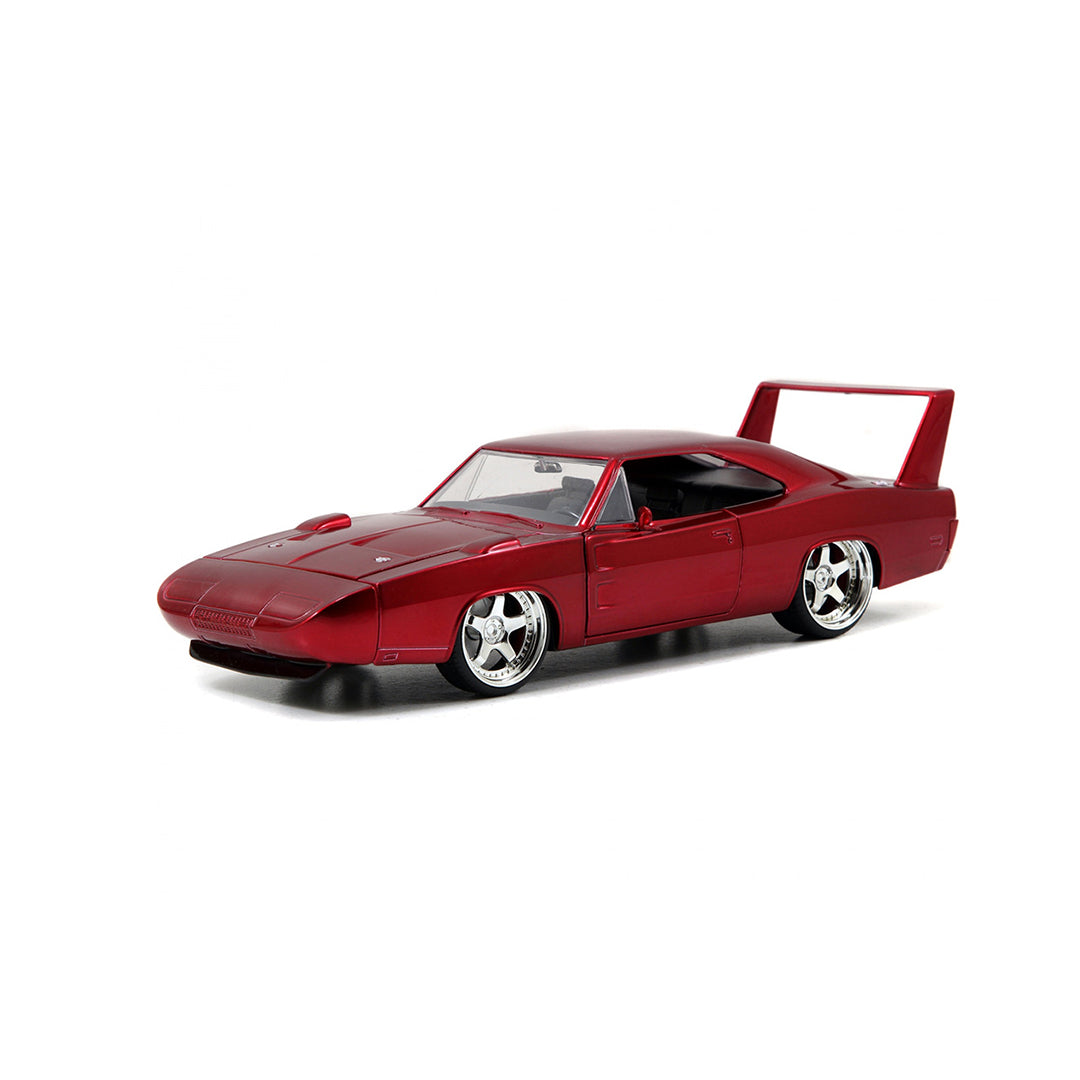 Fast & Furious 1969 Dodge Charger - 1:24 Diecast Model Car (Red)