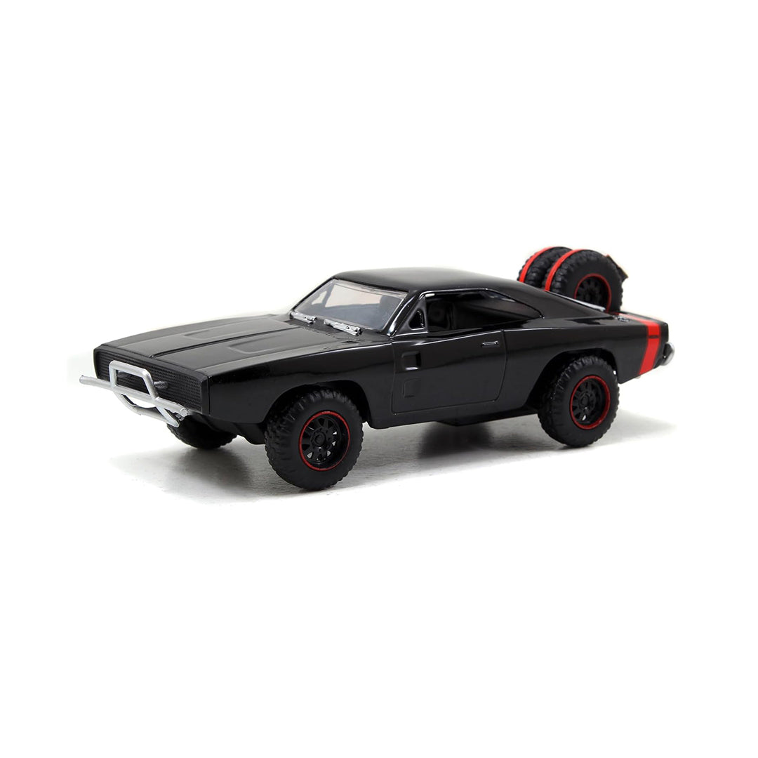 Fast & Furious Dom's Charger & Tej's Jeep Twin Pack - 1:32 Diecast Model Car Set