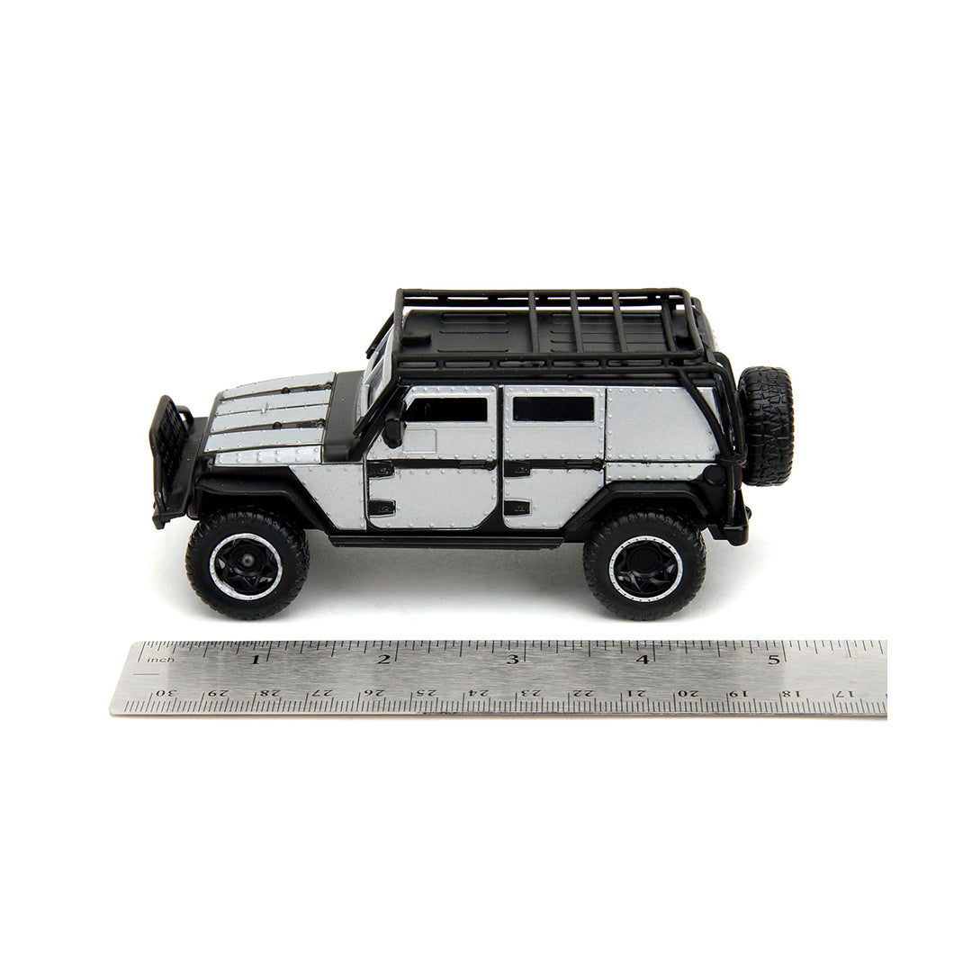 Fast & Furious Dom's Charger & Tej's Jeep Twin Pack - 1:32 Diecast Model Car Set