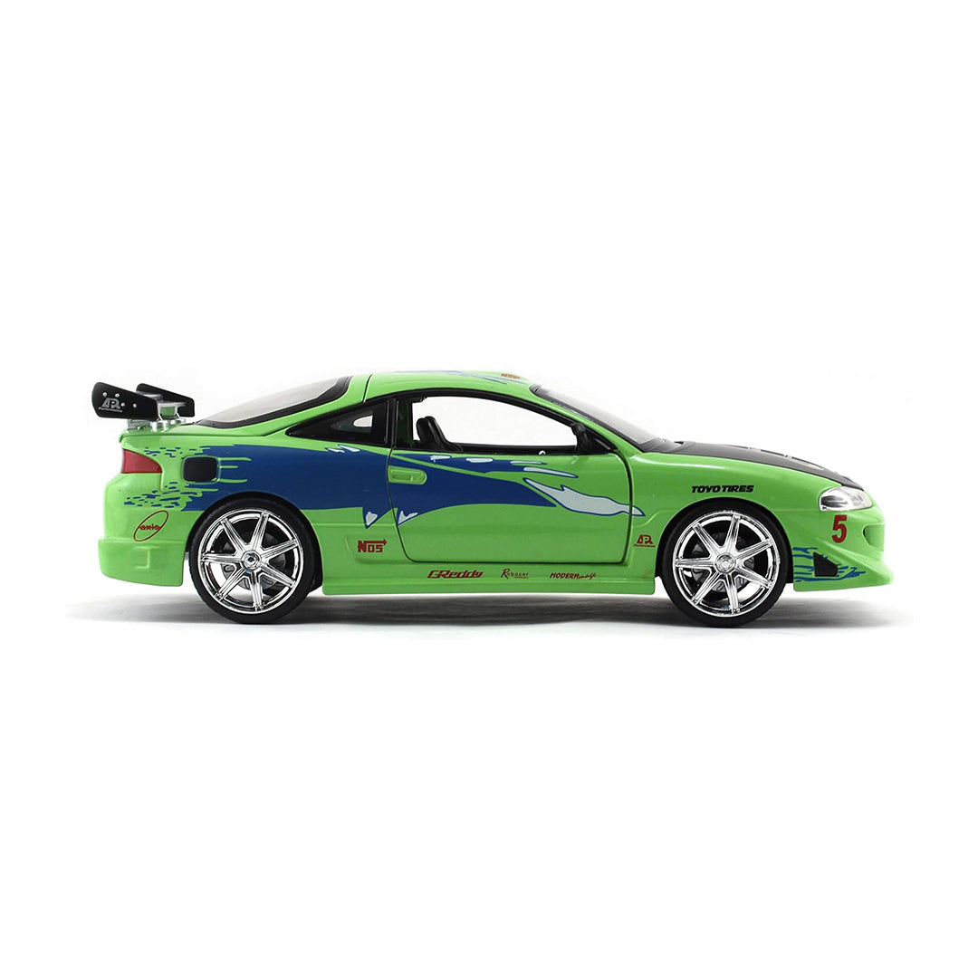Fast & Furious 1995 Mitsubishi Eclipse - 1:24 Diecast Model Car
