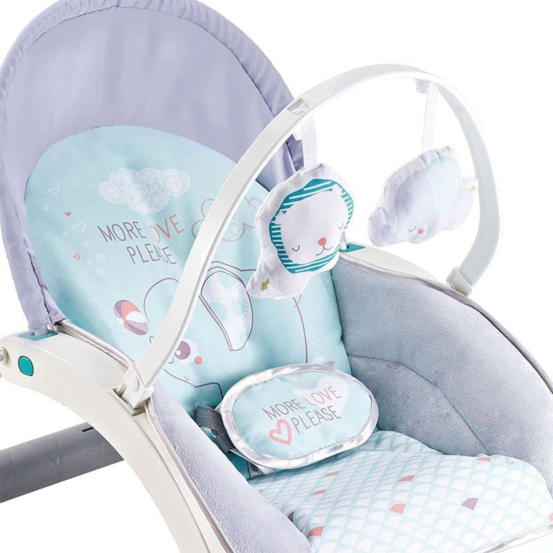 Fitch Baby 2-in-1 Baby Rocking Chair - Infant to Toddler Seat (Grey) - Toyspry