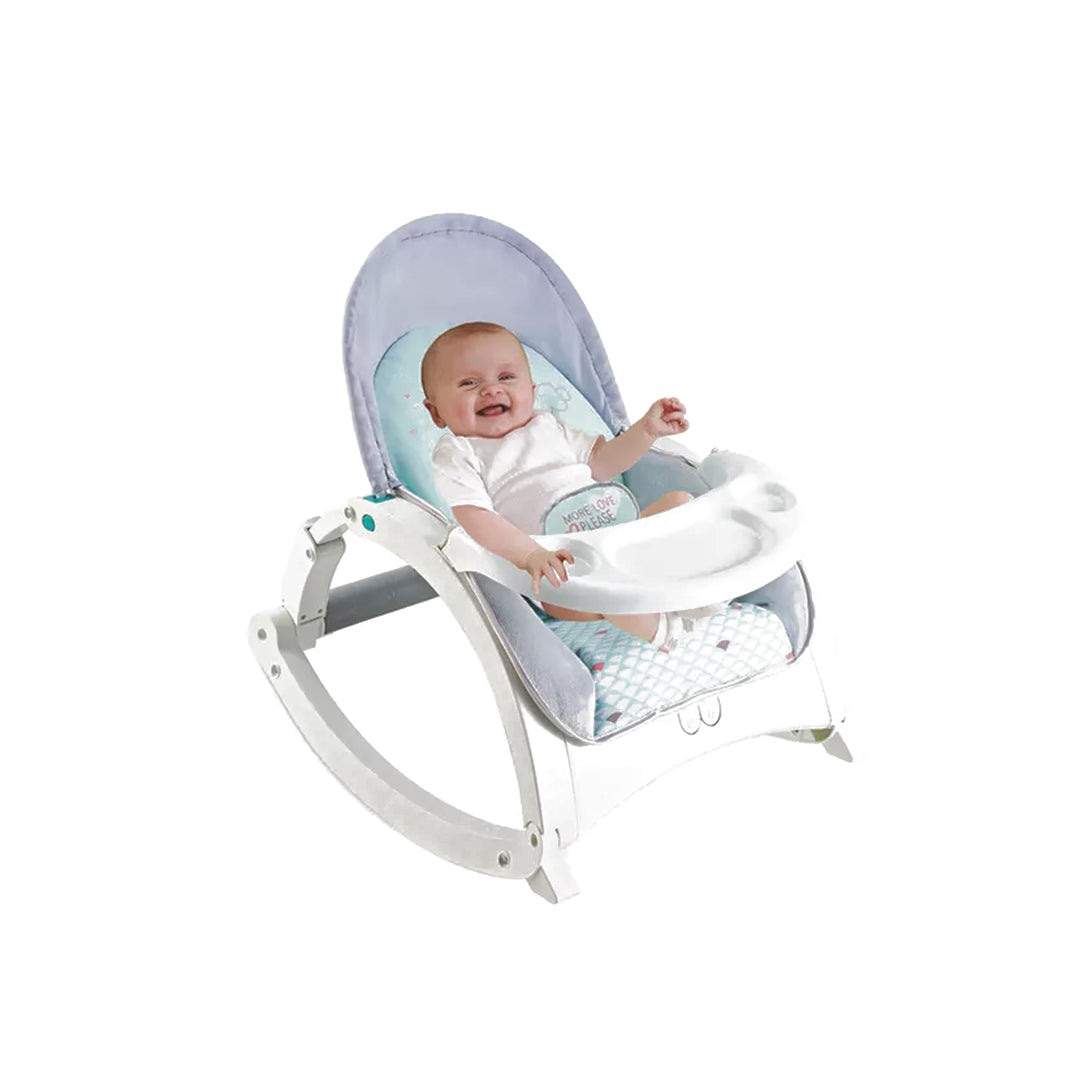 Fitch Baby 2-in-1 Baby Rocking Chair - Infant to Toddler Seat (Grey) - Toyspry