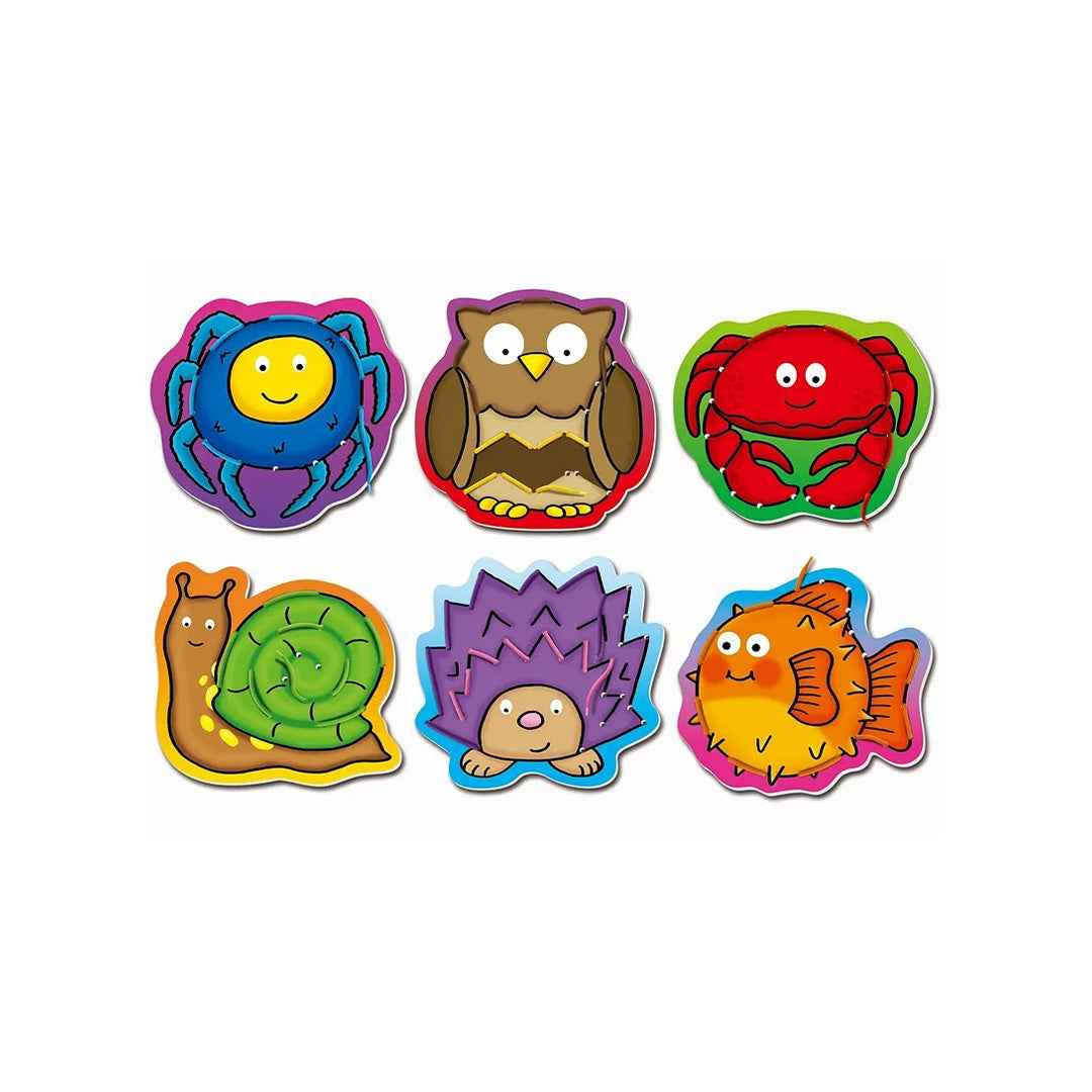 Galt Toys Lacing Set - First Lacing Pictures for Early Learning Fun - Toyspry