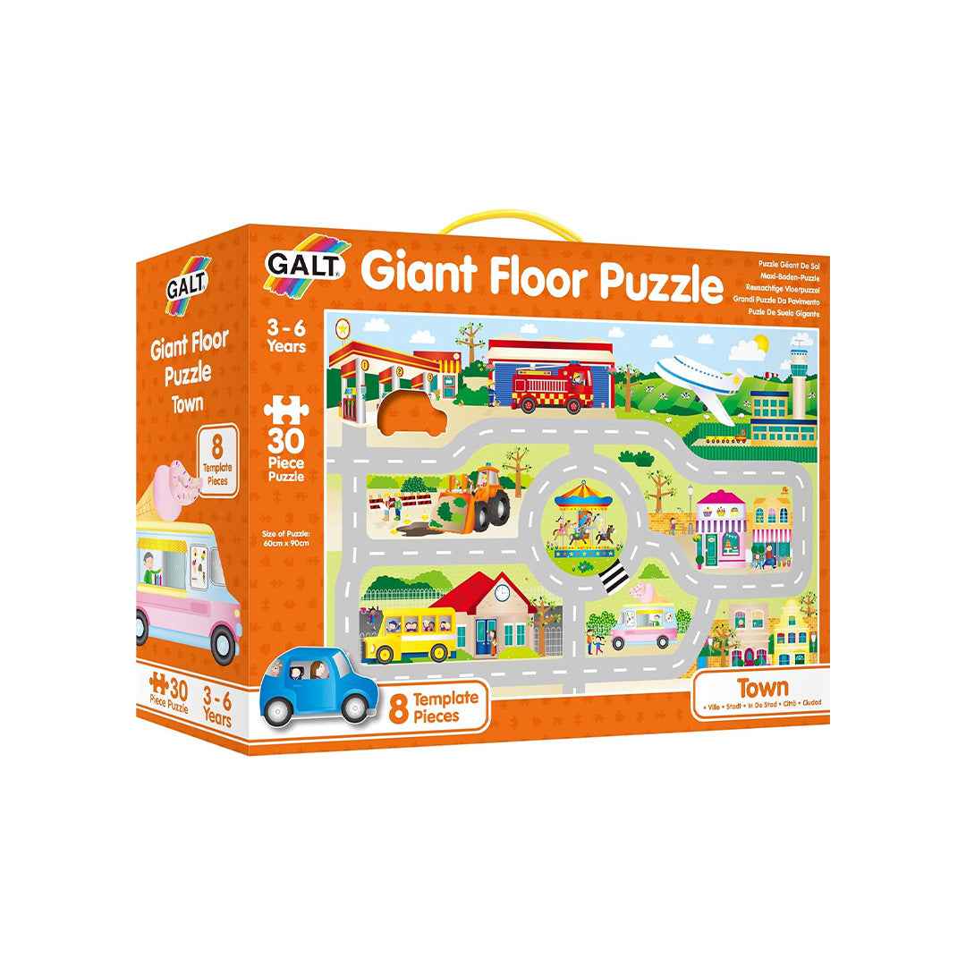 Galt Toys Giant Town & Road Track Floor Puzzle - Toyspry