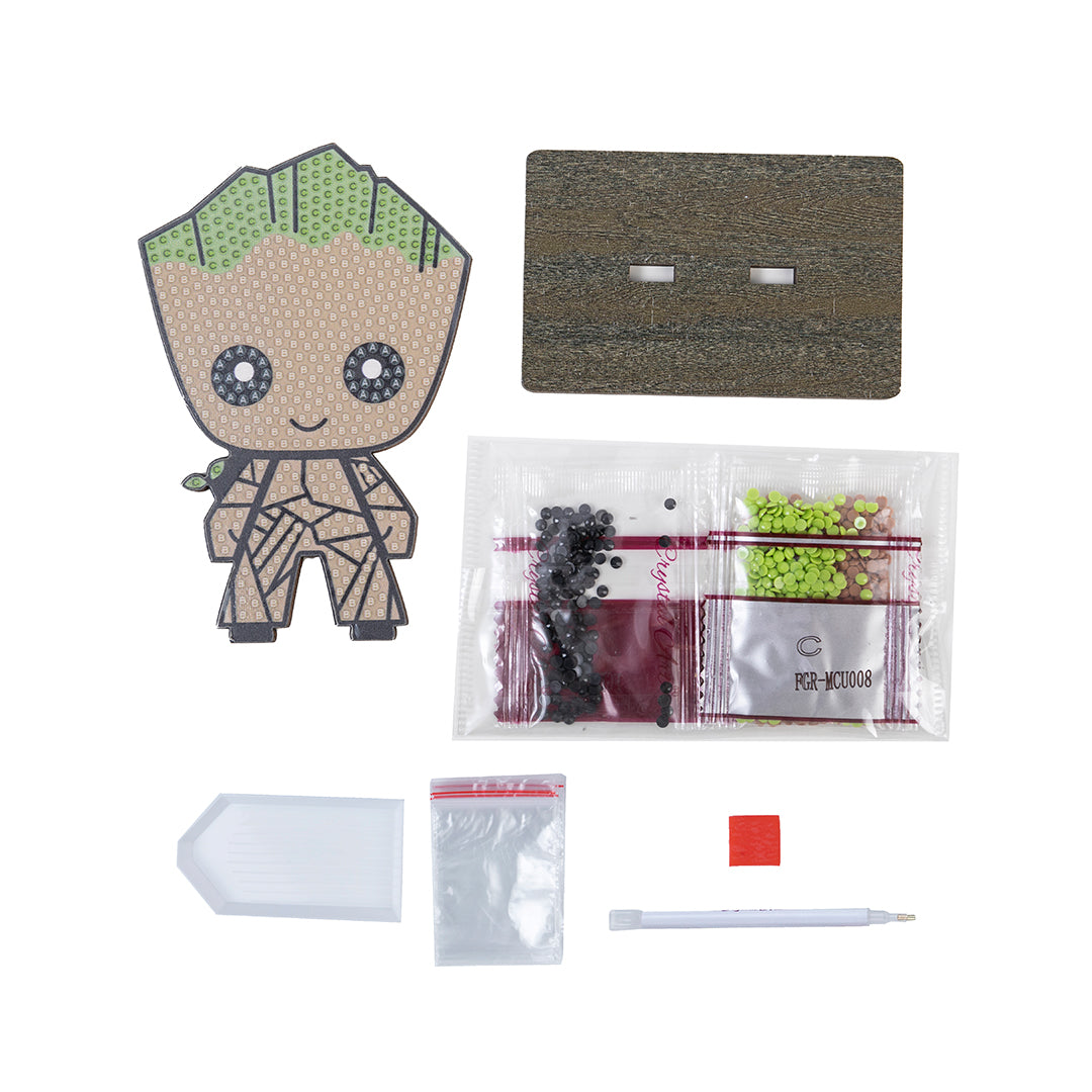 Craft Buddy Marvel Groot Crystal Art Buddy - Toyspry