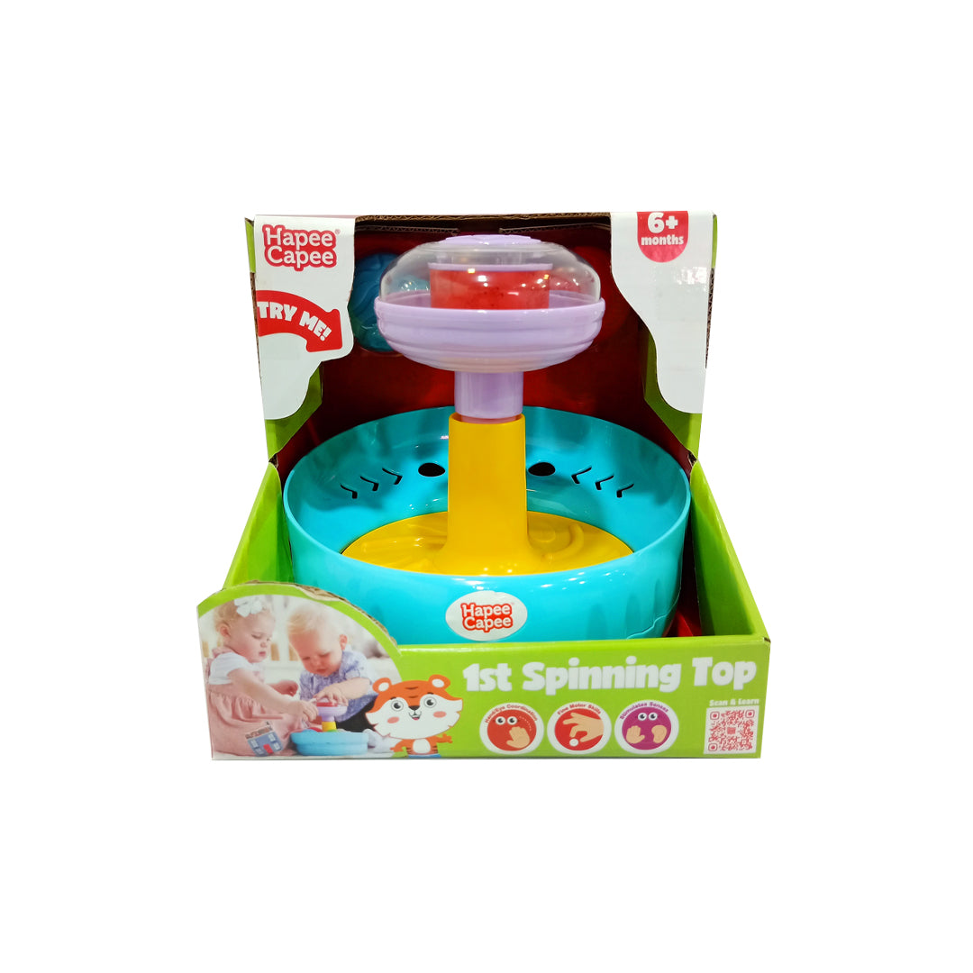 Hapee Capee First Spinning Toy - Baby Sensory Toy - Toyspry