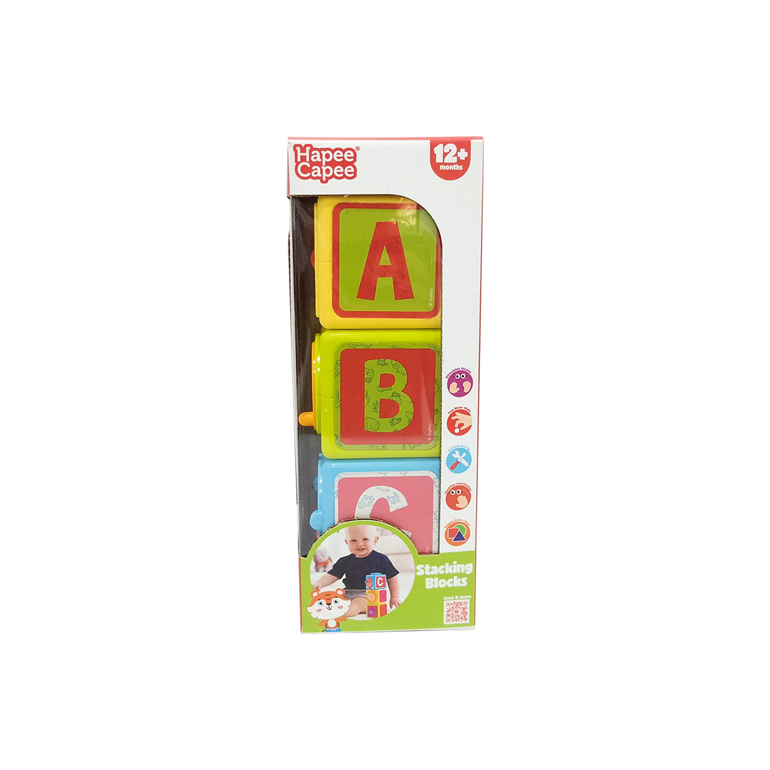 Hapee Capee Stacking Blocks - Educational Baby Toy