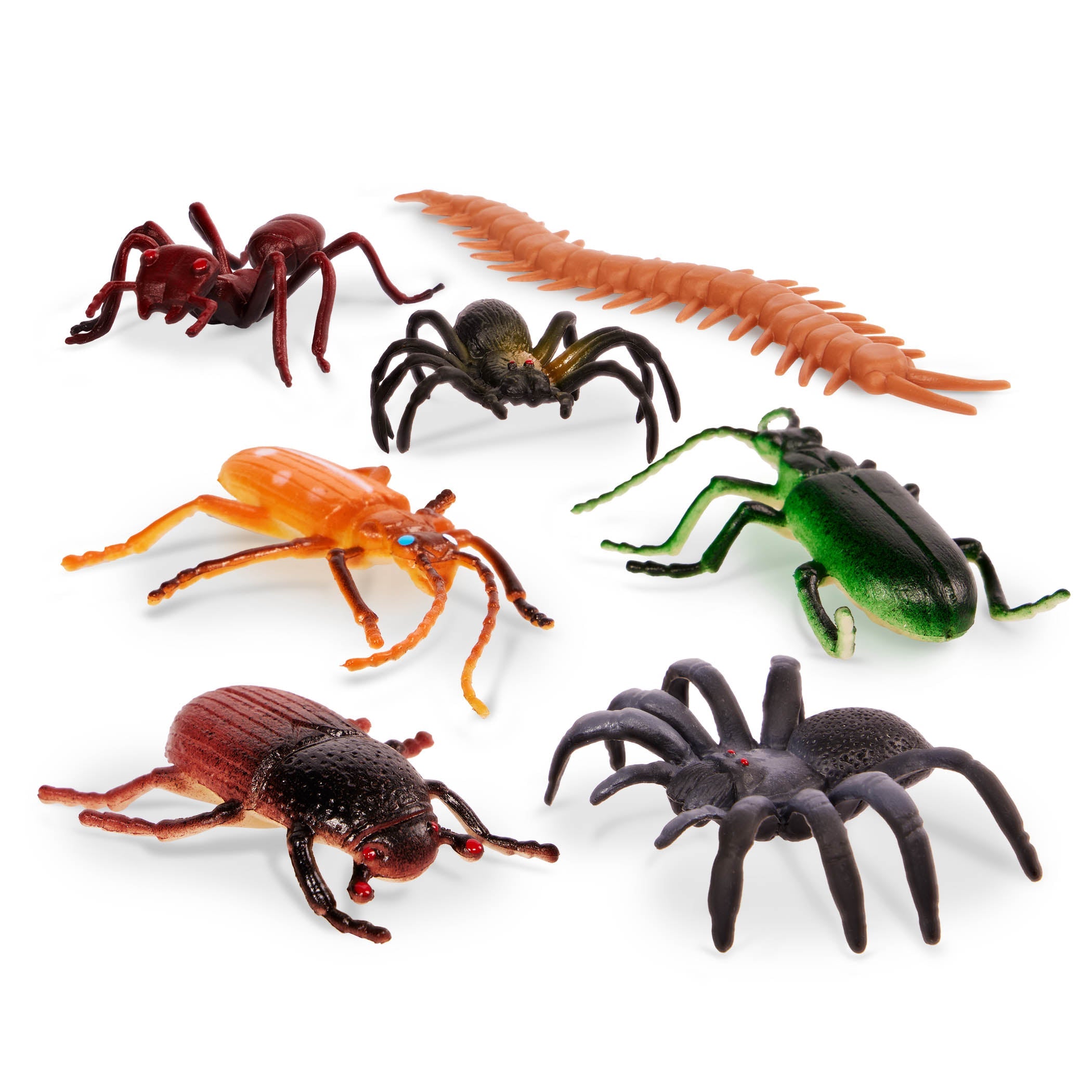 Terra Miniature Insects - 14-Piece Toy Figure Set in Tube - Toyspry
