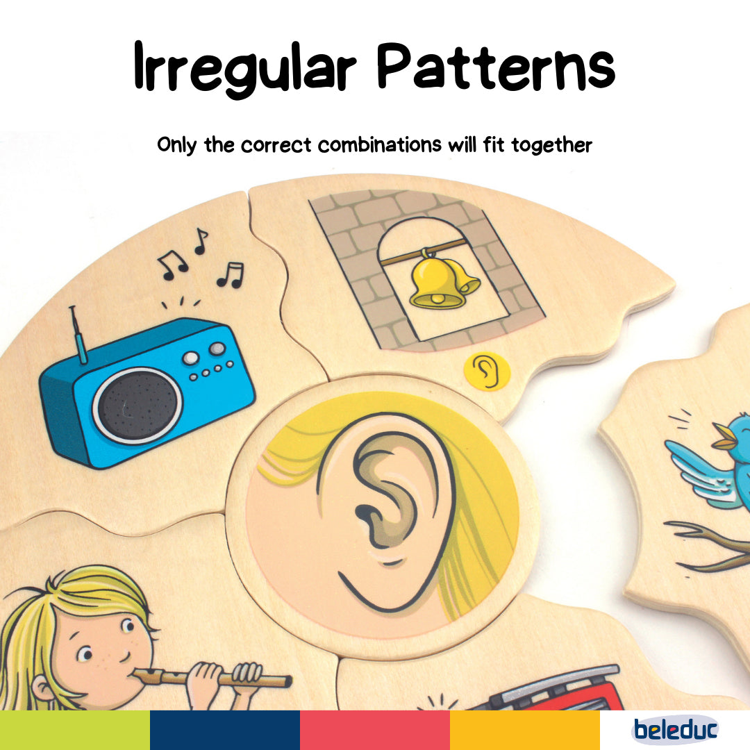 Beleduc Humanico Matching Puzzle 5 Senses - Toyspry